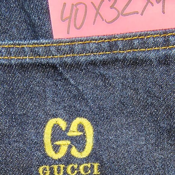 GUCCI MEN'S 40X32X9 BAGGY JEANS - Picture 6 of 8